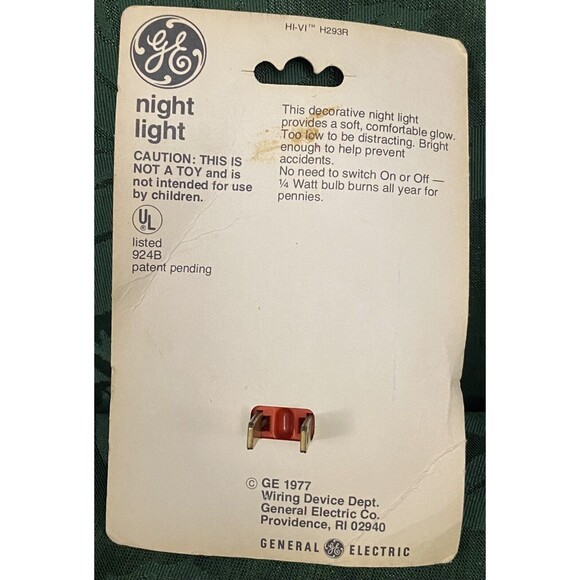 Vtg Frosty Snowman Night Light 1977 Christmas General Electric Plug In Works NEW - Picture 4 of 5